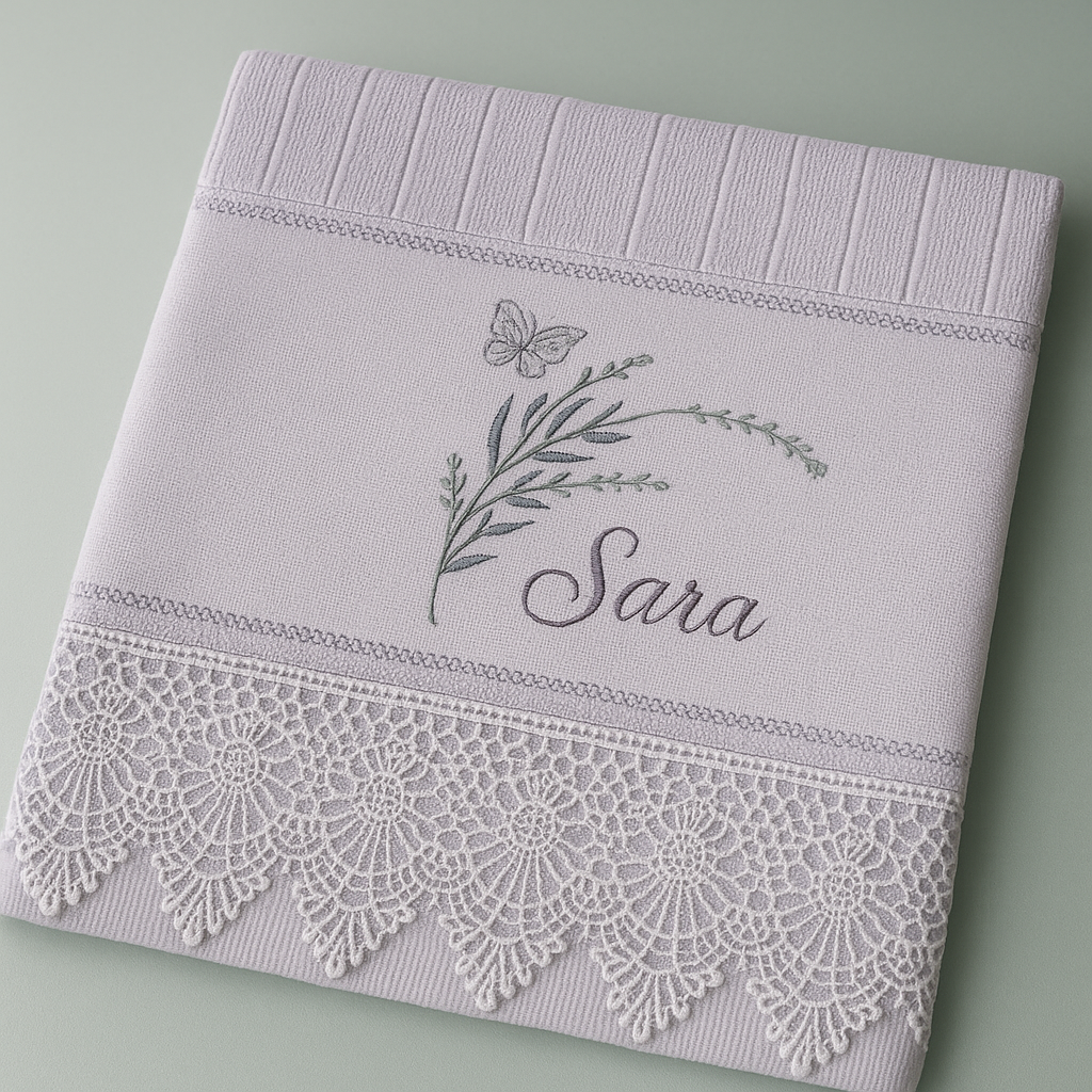 Toalha Personalizada Bordada